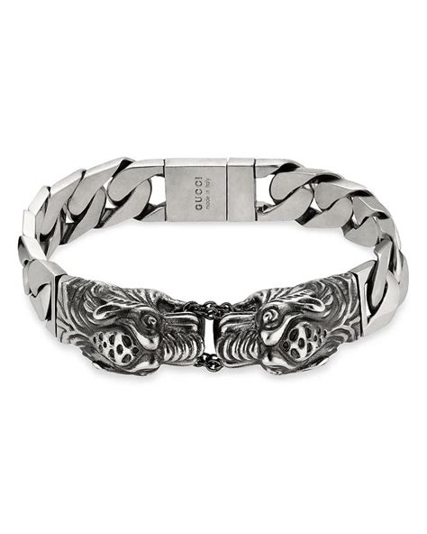 gucci mens tiger bracelet|gucci bracelet men's snake.